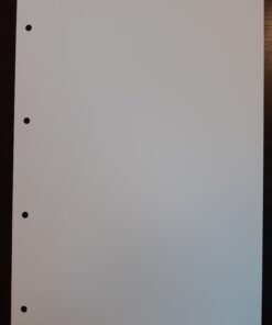 Punktplast, A4 29,7x21cm. pakke 25 stk, m. 4 huller HMI. 11804m